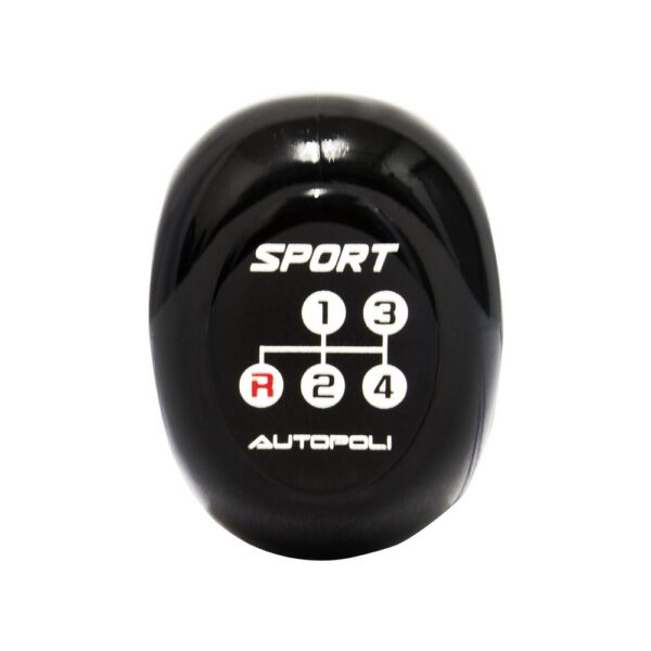 Bola de Câmbio Sport 4 Marchas Ret Preto Preto - AUTOPOLI AP480 - Imagem 3
