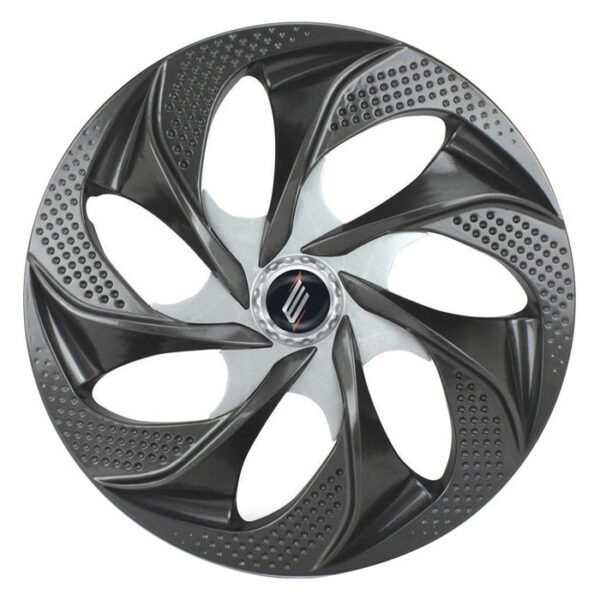 Calota Aro 14 Pol. Grafite e Cinza Evolution Graphite Silver Universal - ELITTE 4201