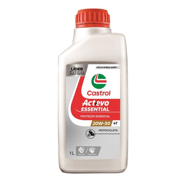 Óleo de Motor 4T Castrol 20W50 API SL Actevo Mineral - CASTROL 3419247