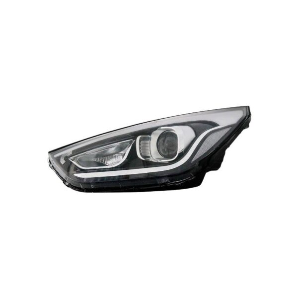 Farol Principal HYUNDAI IX35 Lado Esquerdo Led Regulagem Manual Regulagem Elétrica Bifuncional - DEPO 24521